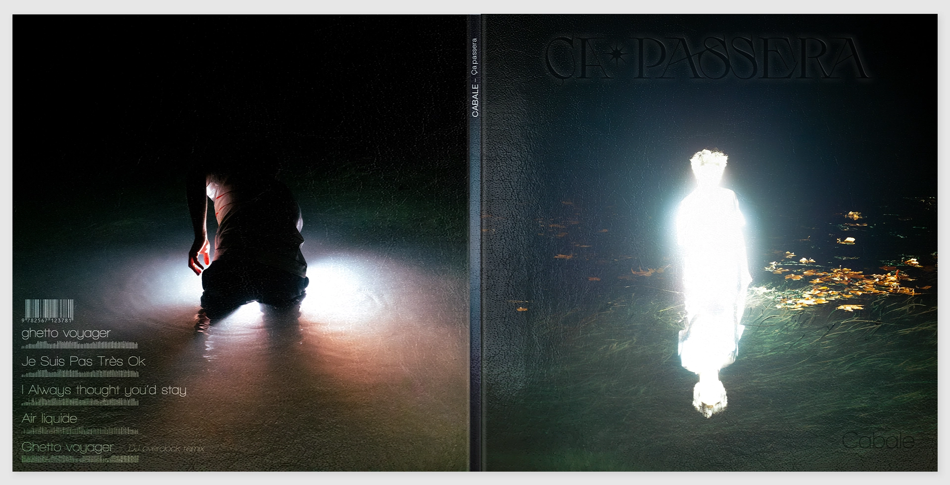 Verso de la pochette d'album Cabale avec tracklist